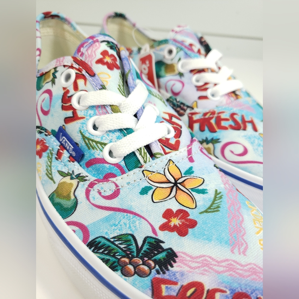 Vans Authentic Vans Market Tropic Hawaii Aloha Skateboard Sneakers Women's 7.5 - Picture 4 of 8